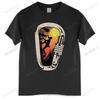 Summer Tshirt Men Brand Teeshirt T Shirt Men Rock Climbing Bouldering Climbing Carabiner Comic Mens Tshirt Euro Size TOPS