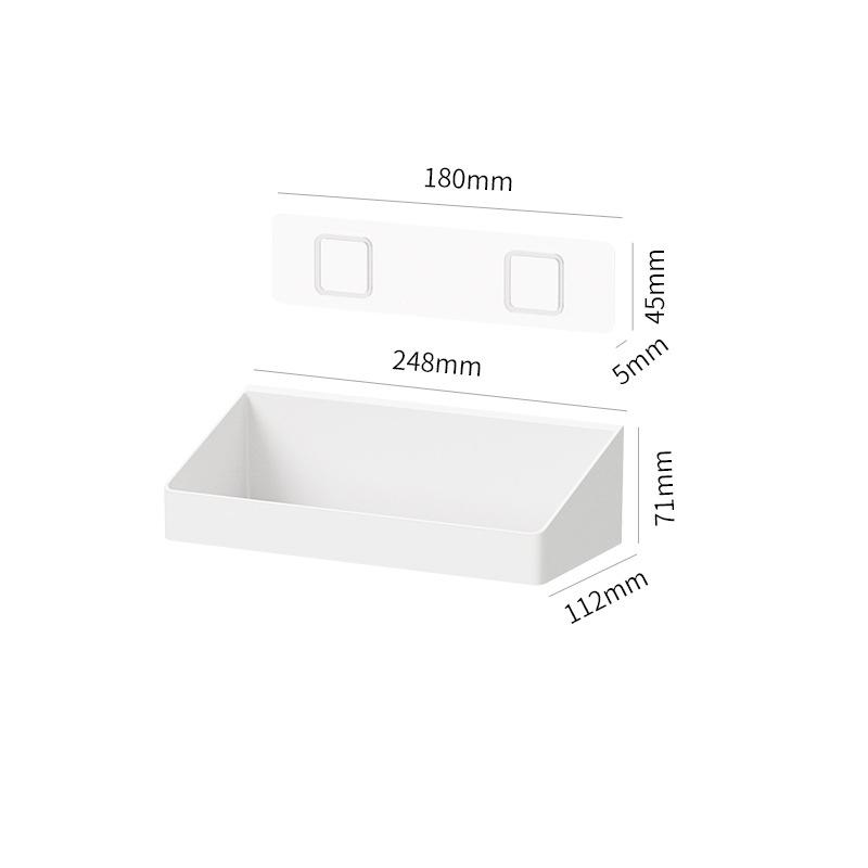 5-Hook Wall Mounted Hooks No Punching Bathroom Multi-Purpose Hooks Kitchen Rack Storage Rack