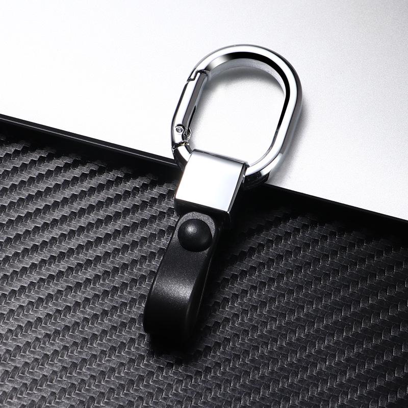 Luxury Zinc Alloy Keychain Pendant - Men s Waist Hanging Ring