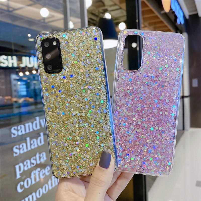 Samsung S11FE Mobile Phone Case Sequin Glitter S11/11A11/A11 Epoxy S11ultra Anti-drop Soft Case