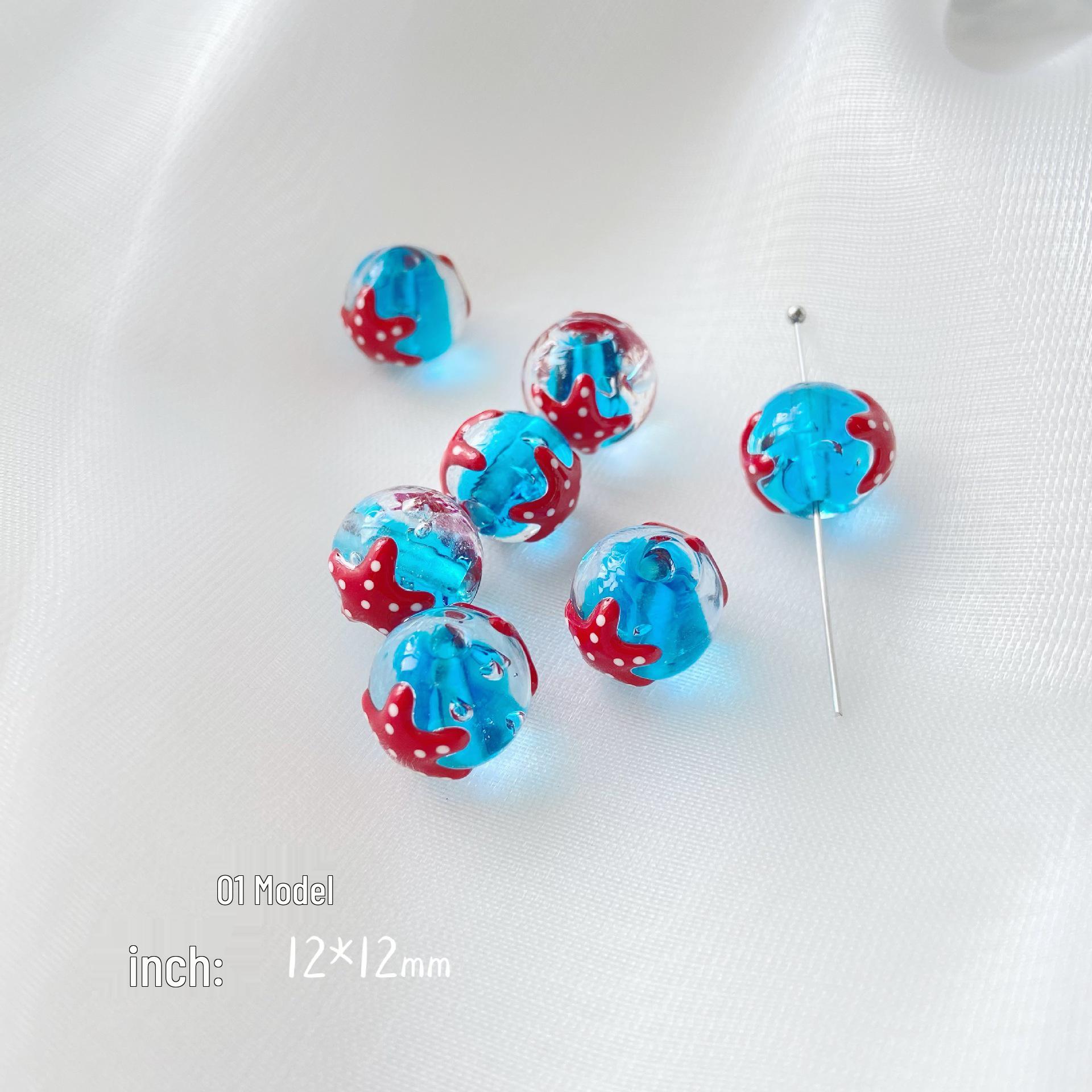 

Рыбка Пузырьковая Вода Расписанные вручную Стеклянные бусины для DIY Ювелирных изделий и Аксессуаров