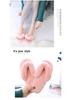 Women's 2022 Autumn/Winter Toe-Clip Fluffy Slippers: Korean Style Indoor/Outdoor Flip-Flops, Plus Size Available.
