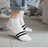 5 Paar Sommer Baumwolle Herren & Damen Kurze Socken Mode Atmungsaktive Bootssocken Bequeme Freizeitsocken Weiß und Schwarz