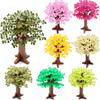 Bausteine Baum Blume Sets Stadt Pflanze Garten Bonsai Wald Natürliche Stadt Straßenansicht Park Dschungel MOC Modell Spielzeug Für Kinder