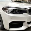 2ks CarHeadlights Obočí Eyeld Trim Cover Sticker Carbon Fiber Pro BMW řady 5 G30 G31 G38 F90 M5 525I 530I 540I 2017-