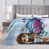 Littlest Pet Shop Blankets  Super Warm Fluffy Plush Throw Blanket For Home Decor Airplane Travel Flannel Bedspread Bed Cover