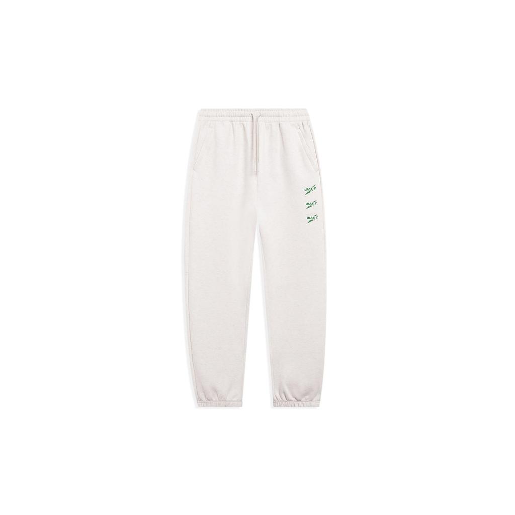 Li Ning Knitted Sweatpants Men's Heather Gray Tile Gray AKLT145-5
