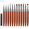 Nail Art Liner Brush Detail Brush Wood Handle Drawing Painting Pen UV Gel Extension Carving Pen Manicure Tool