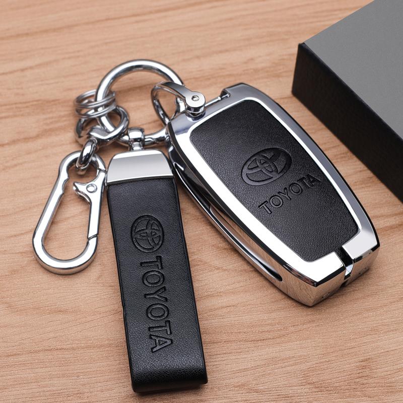 AOP1 Car Remote Key Case Cover for Toyota GR RAV4 Crown Hilux Fortuner Corolla SE 2023 Camry Yaris Land Cruiser Prado Venza Accessory