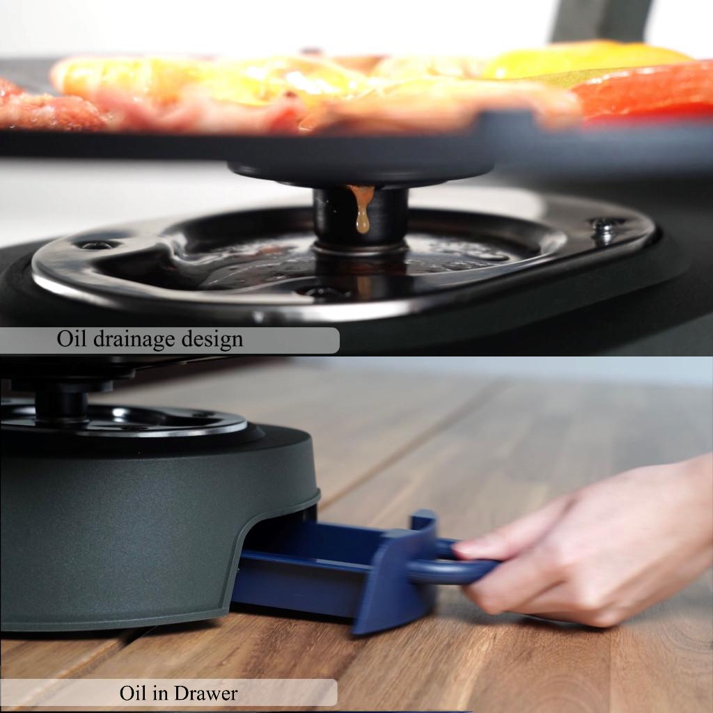 360° BBQ Auto Rotate Baking Pan Portable Electric Barbecue Grill Household Smokeless Barbecue Machine