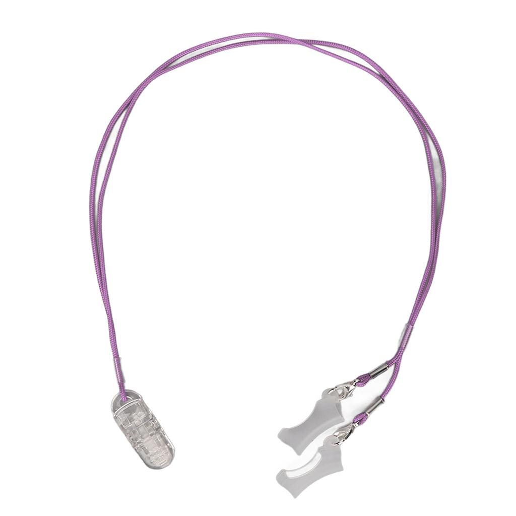Hearing Device Clip Holder Portable Simple Fashionable Flexible Sound Amplifier Lanyard for Kid Elderly Binaural