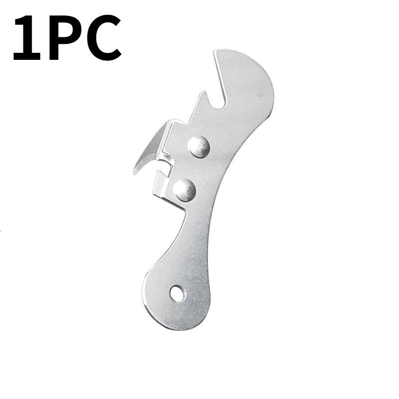 Multifunction Bottle Can Opener Stainless Steel Portable Bottle Jar Opener Household Can Opener Safety Side Cut Kitchen Gadget