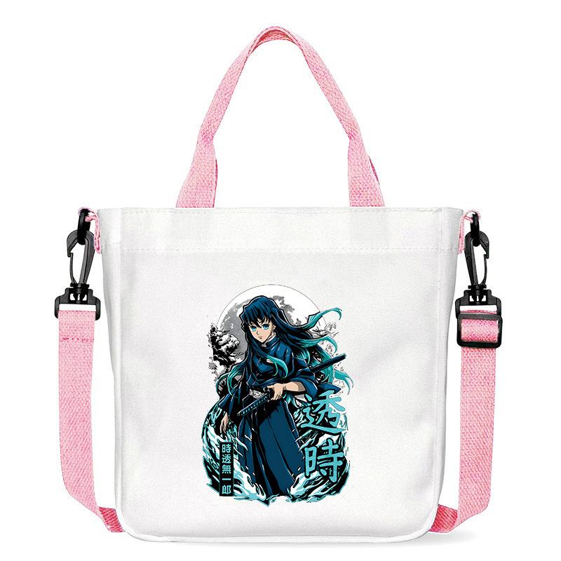 Japanische Cartoon-Comics Demon Slayer: Kimetsu no Yaiba - Muichiro Tokito Bedruckte Canvas-Tasche 7547