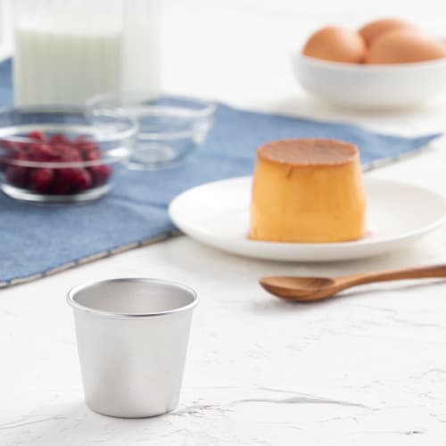 Endo Shoji Commercial Pudding Cup No. 6, 18-8 Stainless Steel, Made in Japan, WPL07060