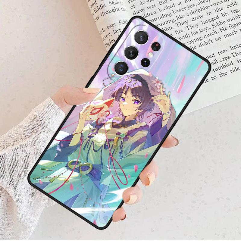 Genshin Impact Wanderer Phone Case For Samsung Galaxy S25 S23 S30 S8 S21 S20 FE S24 S22 Note 10 20 Plus lite Ultra