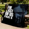 1pc The Last of Us Part Outdoor Flannel Blanket, Cozy & Warm Soft Te Playful Design, Napping Camping,