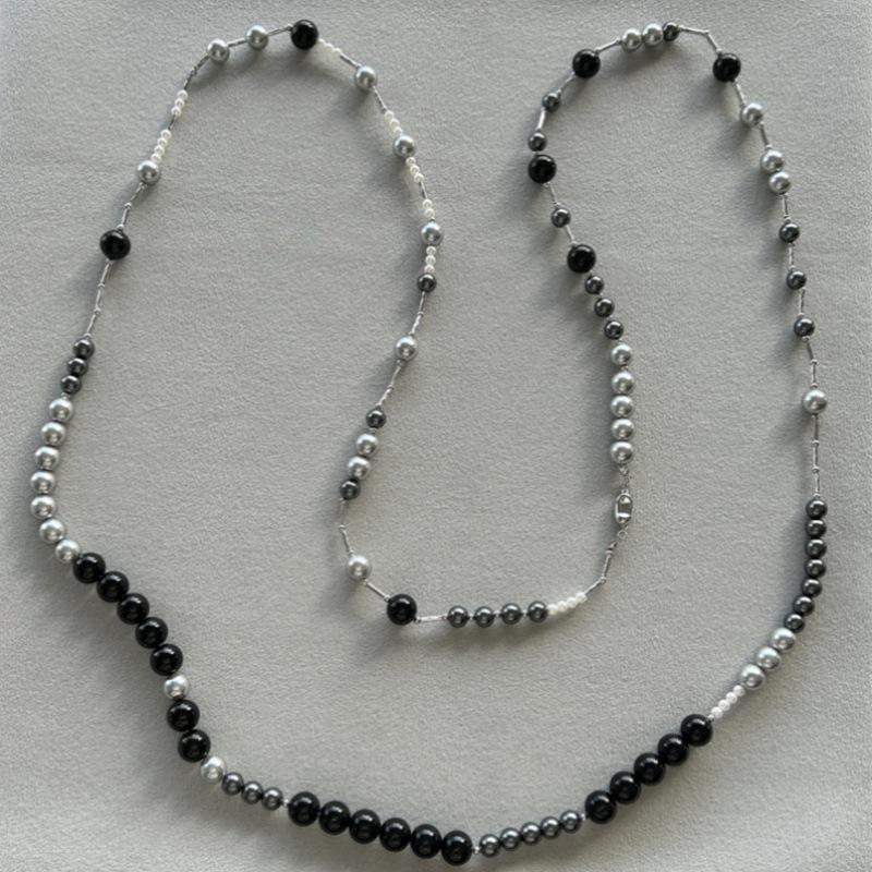 

Жемчужное ожерелье Ni Ni для женщин - Элегантное длинное ожерелье с высококлассным, нишевым дизайном