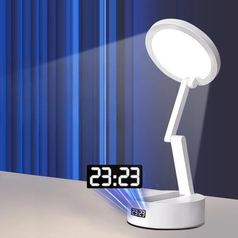 LED Booking Lamp Portable Charging Type USB or Clock Fold LED Desk Lamp Energy Saving Rechargeable Foldable LED Reading Light