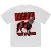 Deadpool Dogpool Riecht nach Ärger T-Shirt Weiß