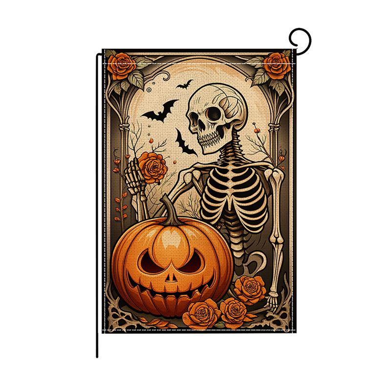 Panno Sfondo HalloweenBandiere da Giardino Striscioni Distici Giorno dei Morti Bandiere Atmosfera Festa Bar