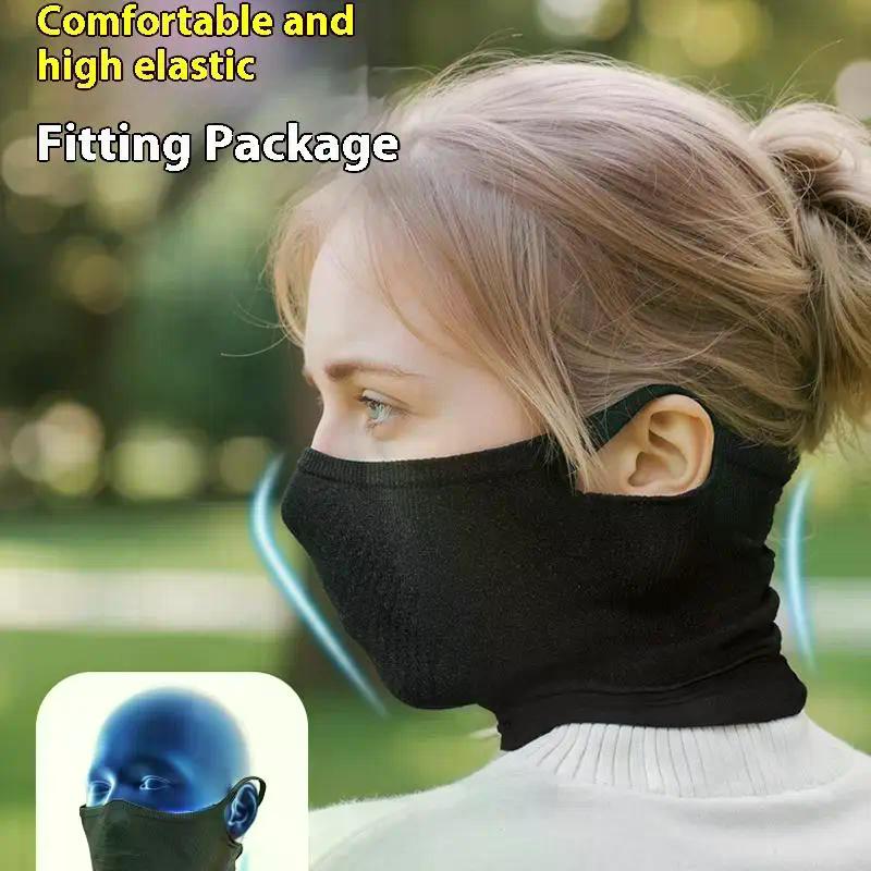Autumn/Winter Sport Bandana Reusable Masks Hiking Camping Neck Gaiter Scarf Cycling Bike Hanging Ear Face Cover