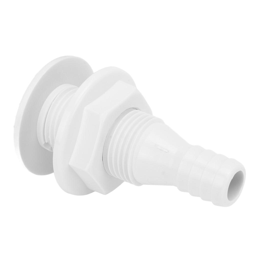 Boat Through Hull Connection 5 8in Straight Drain Outlet Exhaust Fittings Adapter Plug