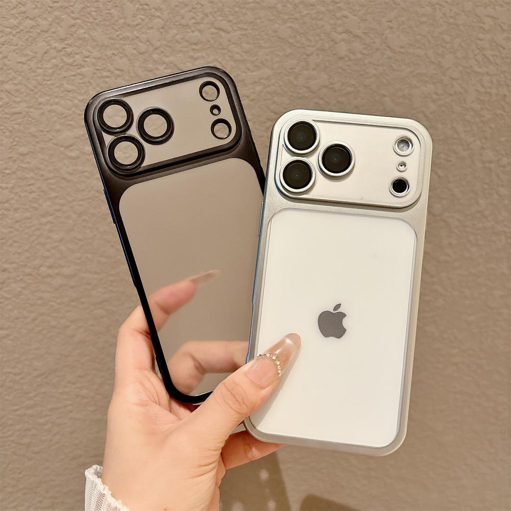 Shockproof Bumper Protective Back Cover Phone Case For iPhone 17 16 15 14 13 12 Pro Max PLus Original Fall Prevention Frosted