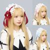 Ribbon Bow Lolita Lace Headband Sweet Anime Maid Cosplay Headdress Cosplay Accessory