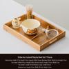 Japanese Song Dynasty Matcha Tea Ceremony Set: Ceramic Bowl, Cup, Bamboo Whisk, and Brush
