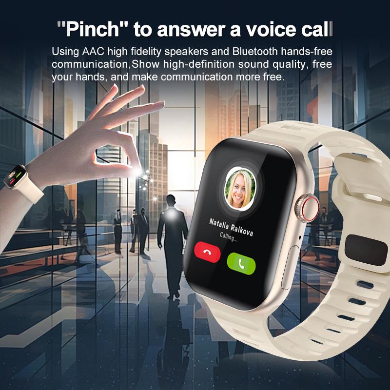 IWO Series 10 Smart Watch 2.01 Inch Wireless Charging Heart Rate Men Women Fitness Tracker Sport Smartwatch For IOS Android