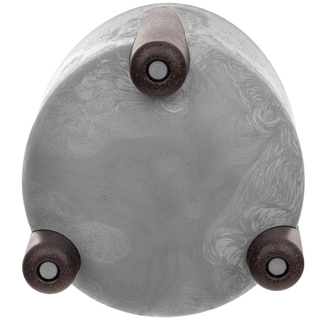 KADAX Flowerpot Flower Pot Leg Cover + Insert Flowerpot 18cm Gray