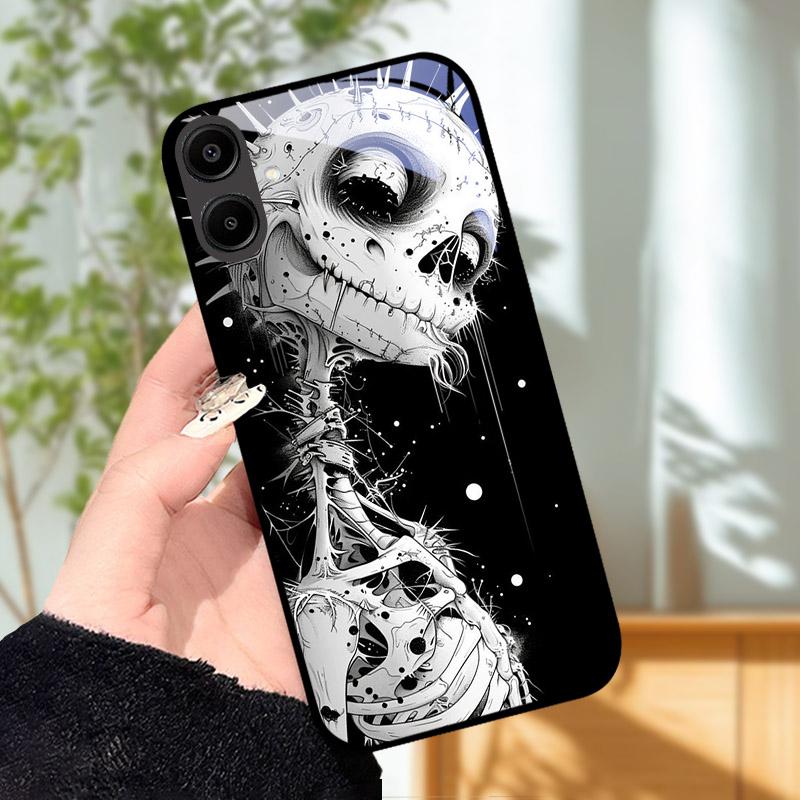 Per Samsung Galaxy A16 A06 A26 A36 A56 4g 5g Custodia Rigida Copertura Completa Vetro Temperato Lente Protezione Cover Posteriore A 06 16 26 36 56