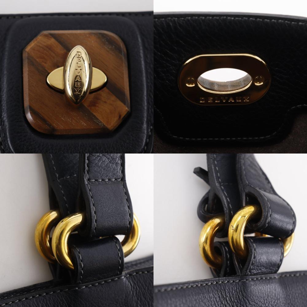 DELVAUX Tote Bag By color Brown leather Women Used