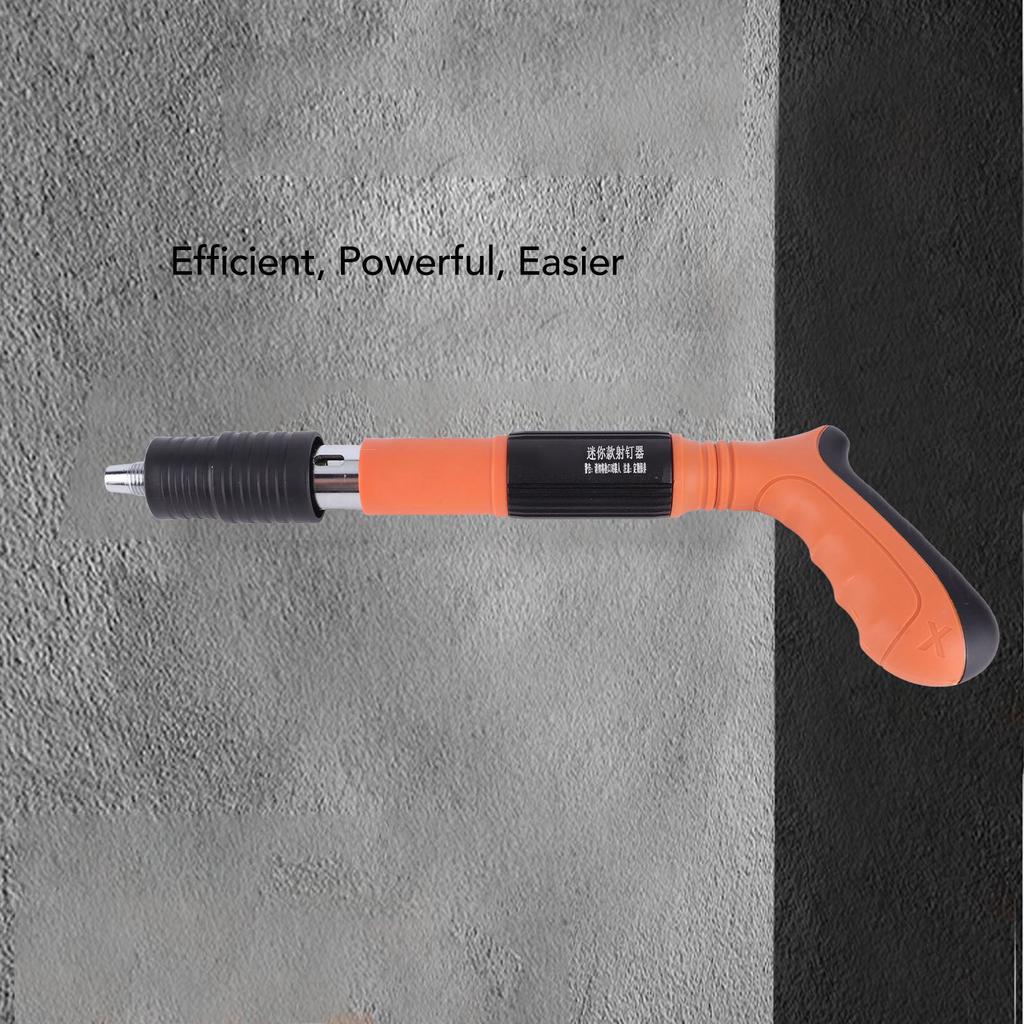 Manual Steel Nail Shooting Machine Detachable Handle Adjustable Mini Steel Nail Shooting Machine Portable Low Noise for Home