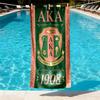 Alpha Kappa Alpha Print Beach Towel Design, Soft, Lightweight. for Home Bathroom, Spa, Pool, Yoga, Surfing, Camping, Gift for Family, Friend