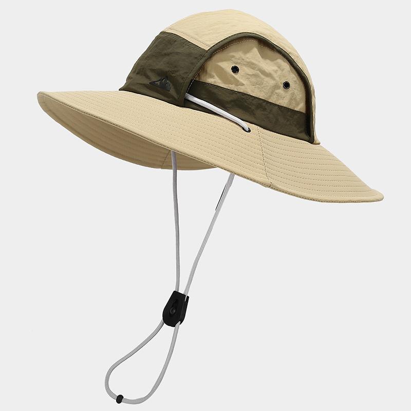 New Trendy Outdoor Sport Folding Caps Bucket Hat Sports Mountaineering Sun Hats Men And Women Uv Protection Neck Flap Sun Hats