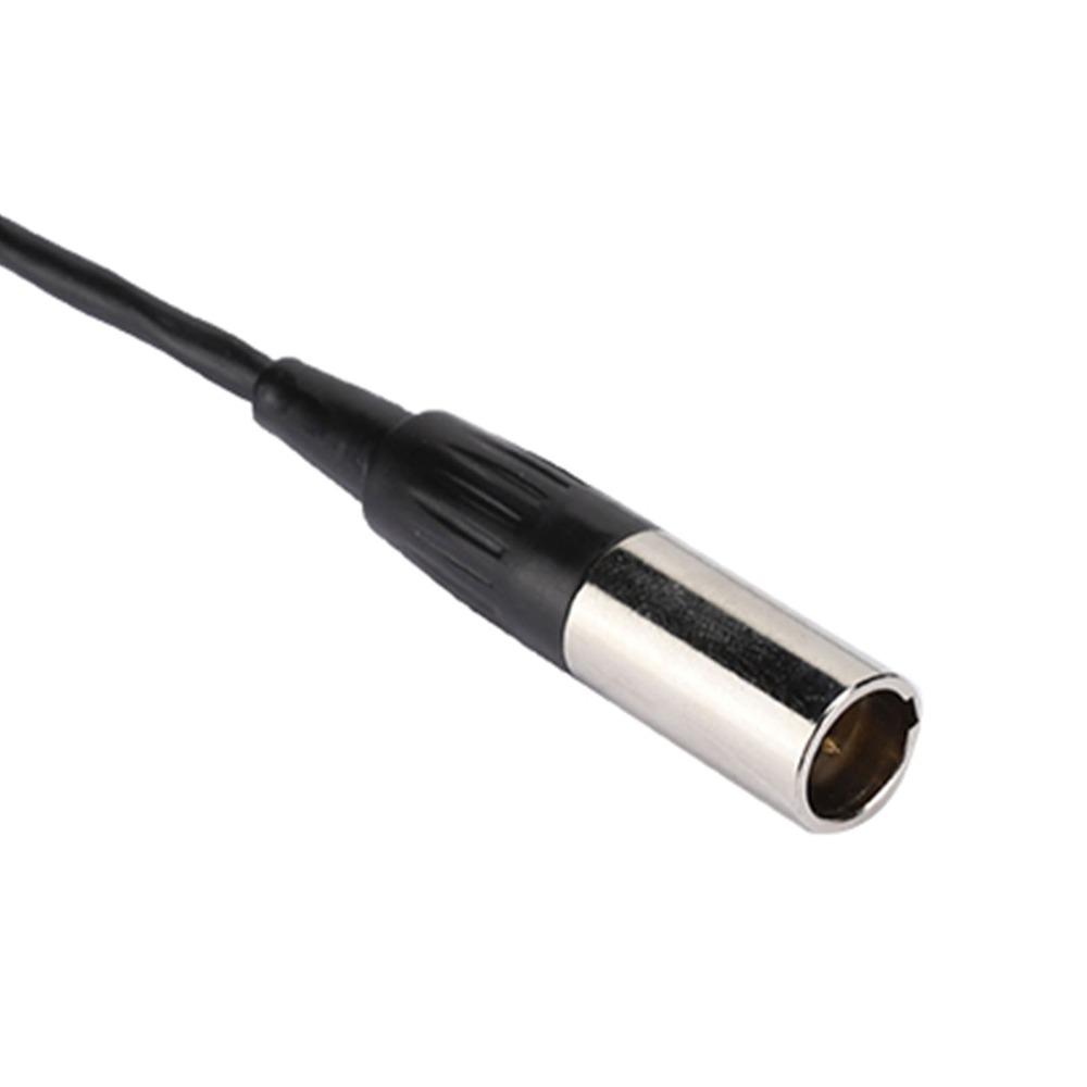 30cm/11.81in Mini XLR 3Pin Male to XLR Male Transfer Cable for Canon Audio Cable Video Recording
