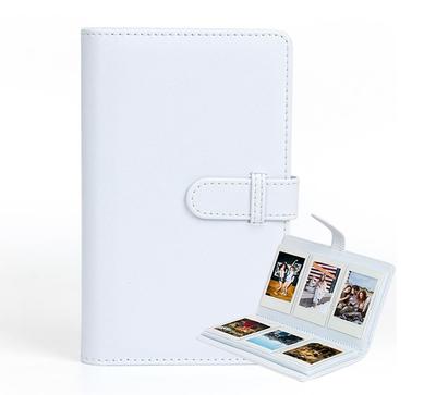 Instax Mini Cheki Mare Capacitate 108 PU Instax Mini Cheki Compact PU Album Elegant, Capacitate, Fotografii, Piele, Tip Dosar, Piele, Drăguț, (alb)