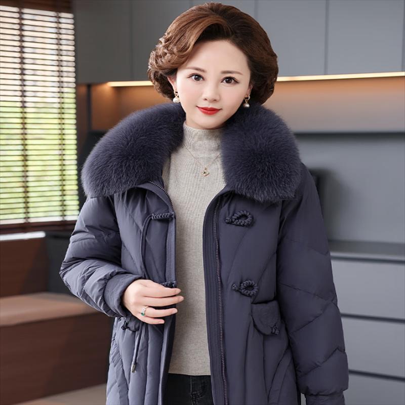 Xuezhongfei Women's Warm Fur Collar Down Jacket