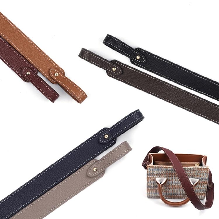 26in Handbag Shoulder Strap Lychee Texture Strap PU Leather Crossbody Bag Strap
