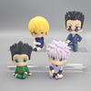 9CM Q Version Hunter x Hunter Action Figure Toy PVC Cartoon Gon Freecss Anime Figure Model Animation Doll Desktop Decoration Toy