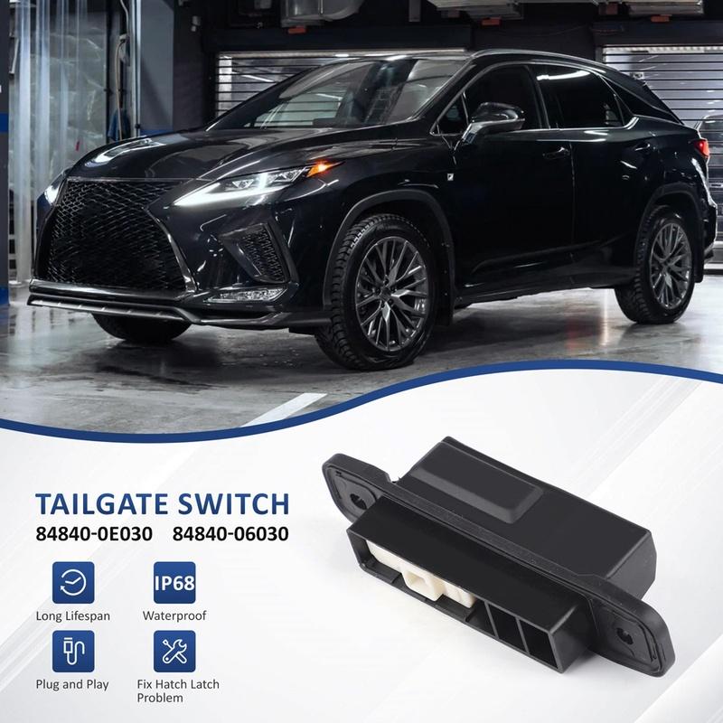RR-Rear Door Trunk Lift Boot Gate Tailgate Switch For Toyota Lexus Highlander Camry Accessories 84840-0E030 84840-06030