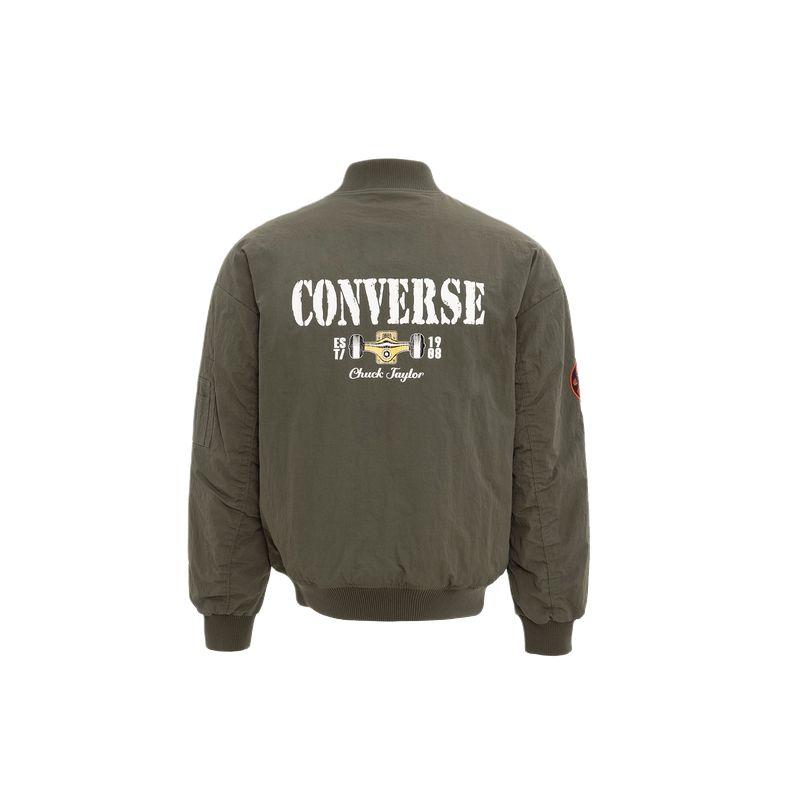 New Converse Puffer Jackets Men's Army Green MCJ127-E48