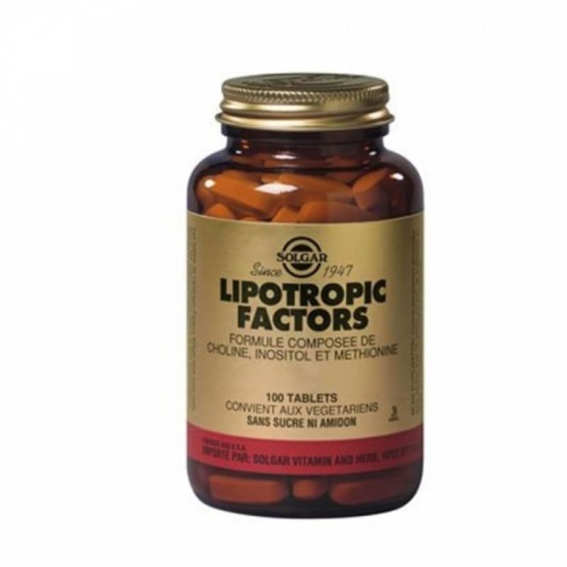 

Solgar Lipotropic Factors 100 Tablets