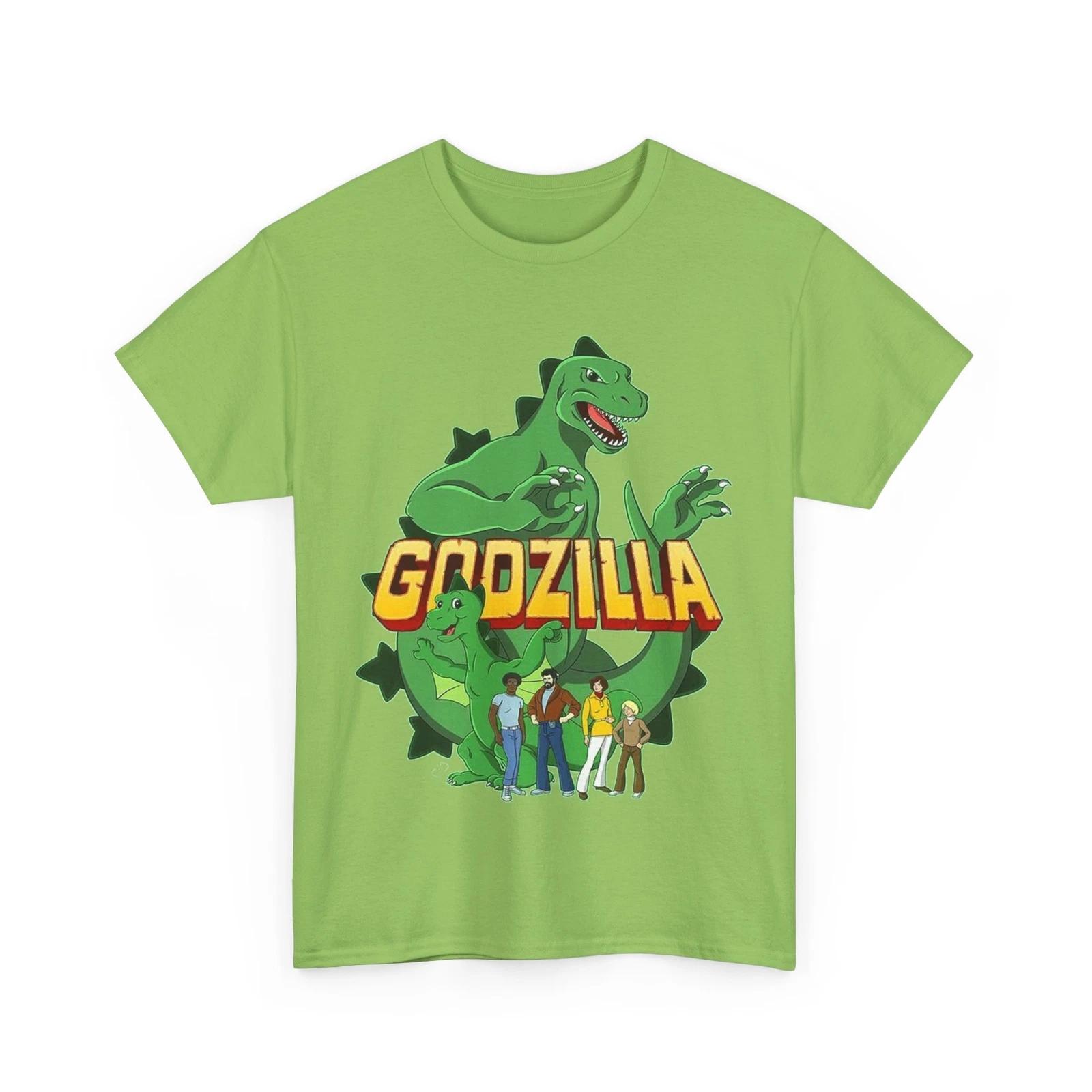 Godzilla T-Shirt Hanna Barbera Cartoon Godzooky Retro 70s Animation Toho Tee XXL
