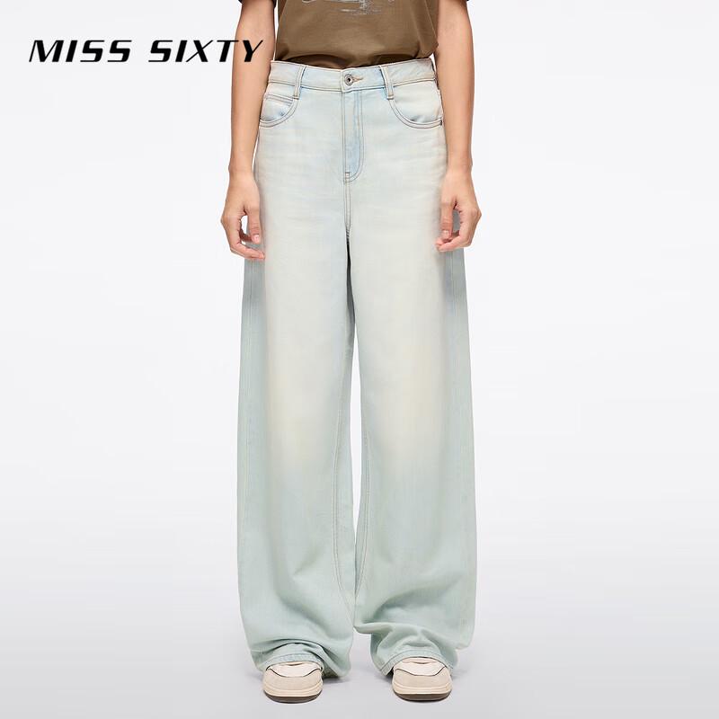 

Женские джинсы MISS SIXTY в стиле ретро с широкими штанинами 25