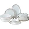 ZISIZ Chinese Ceramic Dinner Plate, Wanzi Gold