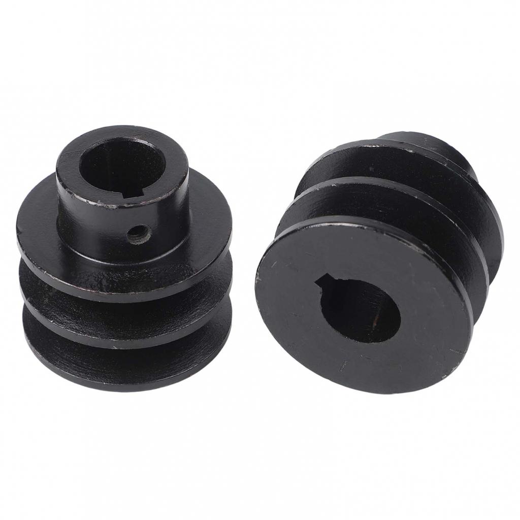 Heavy Duty 2pcs A Type V Belt Pulley Double Groove for 168F 170F Engines