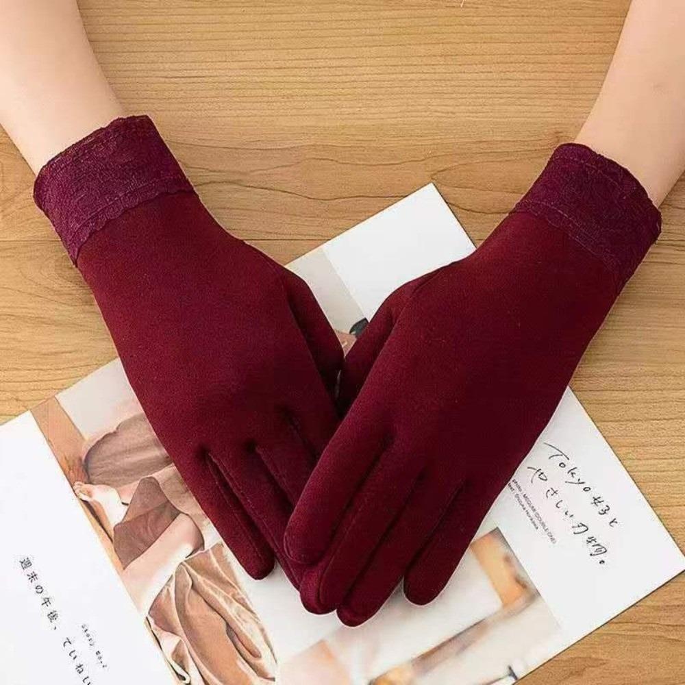 Guanti Invernali Caldi Guanti da Sci a Dita Intere Nuovi Guanti da Guida Donna