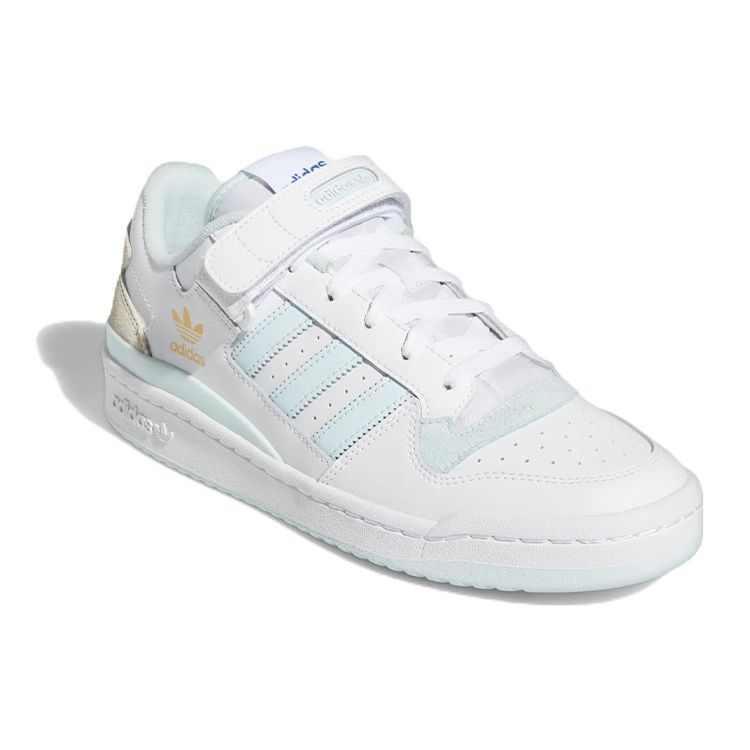 Adidas Forum Low White Almost Blue Unisex Sneakers Cloud-White Chalk-White GW4369